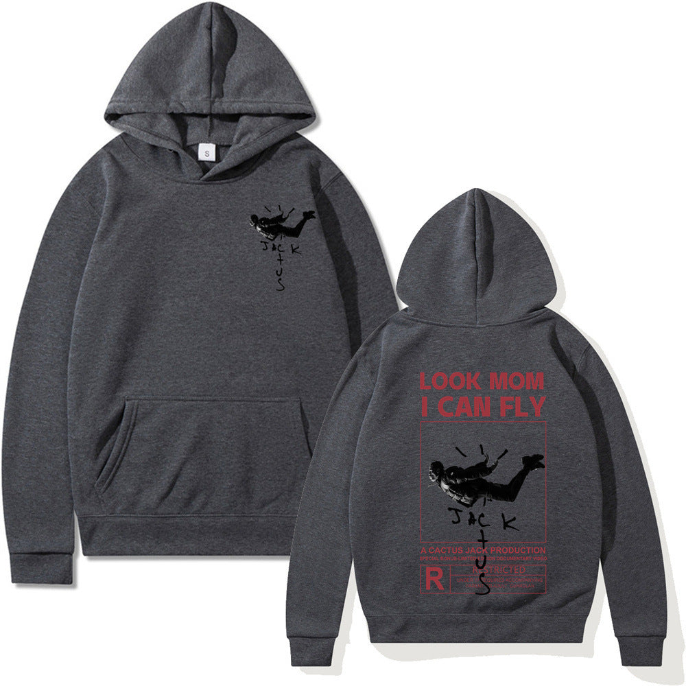 Men’s High Street Loose Print Sweatshirt - Dazzling Beauty Solution