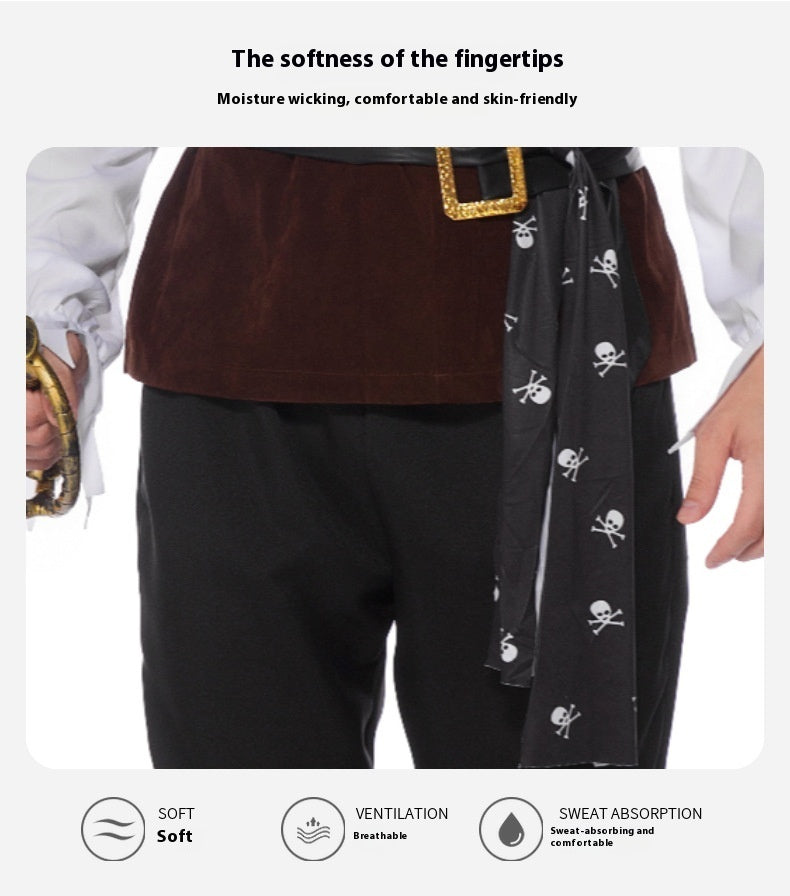 Men's Cosplay Clothes Halloween Pirates Of The Caribbean Clothing - Dazzling Beauty Solution